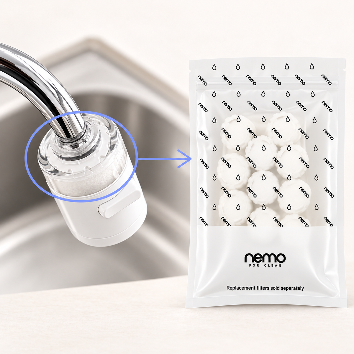 Kitchen Filter Head